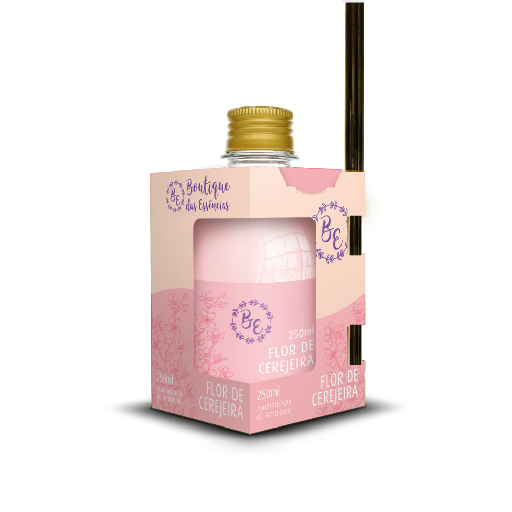 Difusor de ambiente Cheirinho 250ml Boutique Flor De Cerejeira