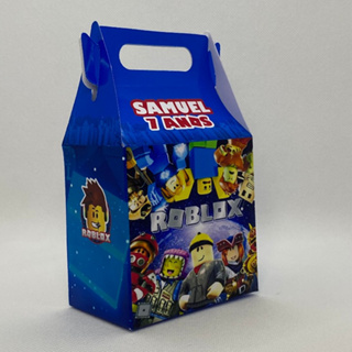 Caixinha Roblox Maletinha Personalizada Lembrancinha Festa Infantil Aniversário Menino Menina em Oferta na Shopee