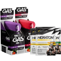 Kit 2x Caixas Gas Energy Gel 20 Sachês + 3x Sachê Hidraton 35g
