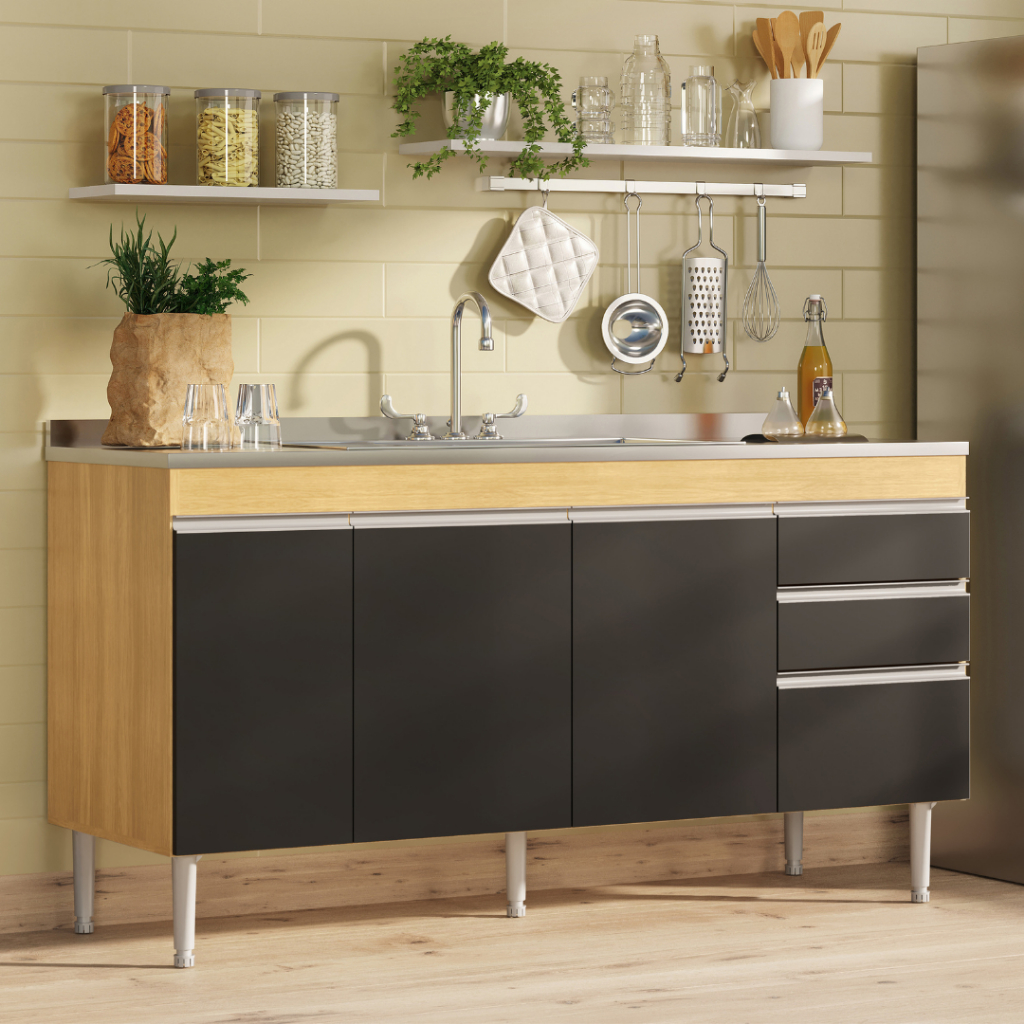 Gabinete De Pia Libra 1,50m em Oferta na Shopee