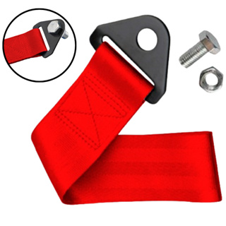 Cinta Reboque Acessórios Tunning Fita Reboque Para-choque Tow Strap Hook Racing Engate em Oferta na Shopee