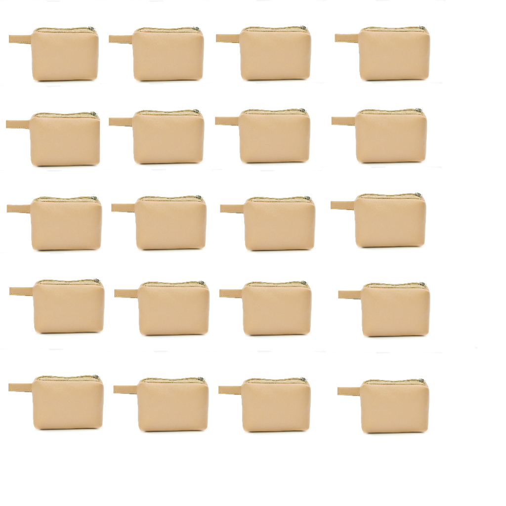 kit atacado com 20 porta moedas bolsinha organizadora varias cores em Oferta na Shopee