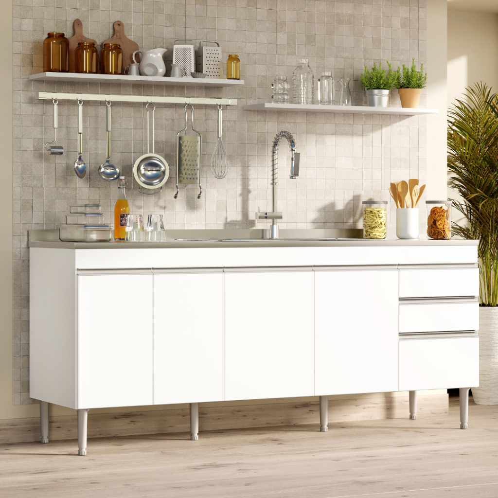 Gabinete De Pia Libra 1,80m em Oferta na Shopee