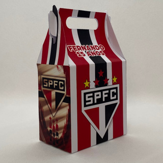 Caixinha São Paulo Maletinha Personalizada com Nome Idade Lembrancinha Festa Infantil Aniversário em Oferta na Shopee