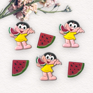 KIT Aplique Emborrachado 10 und Infantil Magali e Melancia Laços Tiaras Prendedores Artesanato DIY em Oferta na Shopee