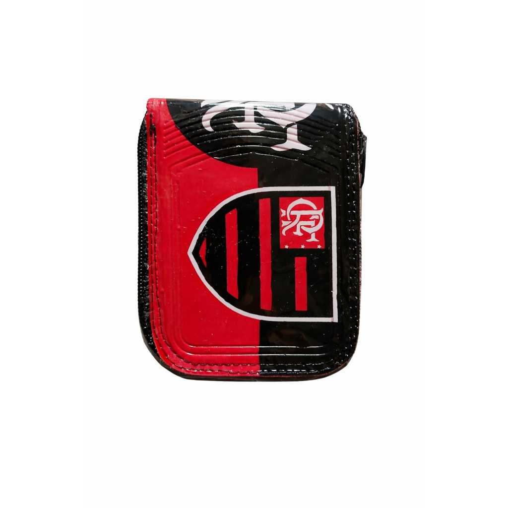 PROMOÇÃO! Carteira Masculina Estampa Time Futebol Com Zíper Presente Pais Têndencia