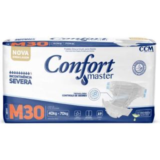 Fralda Geriatrica Confort Master Descartáveis Adulto em Oferta na Shopee