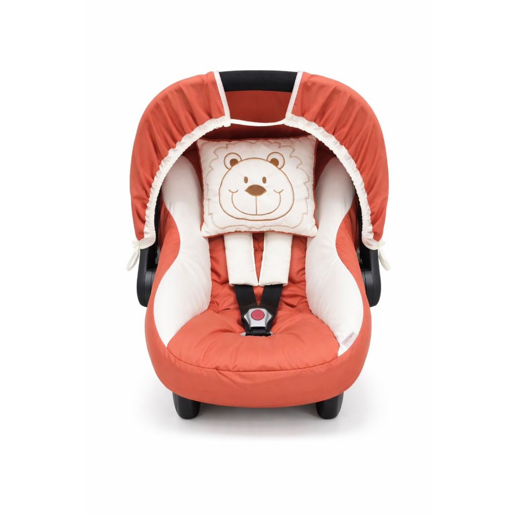 Kit Capa para Bebê Conforto + Capota + Protetor de Cinto + Travesseirinho Várias Cores