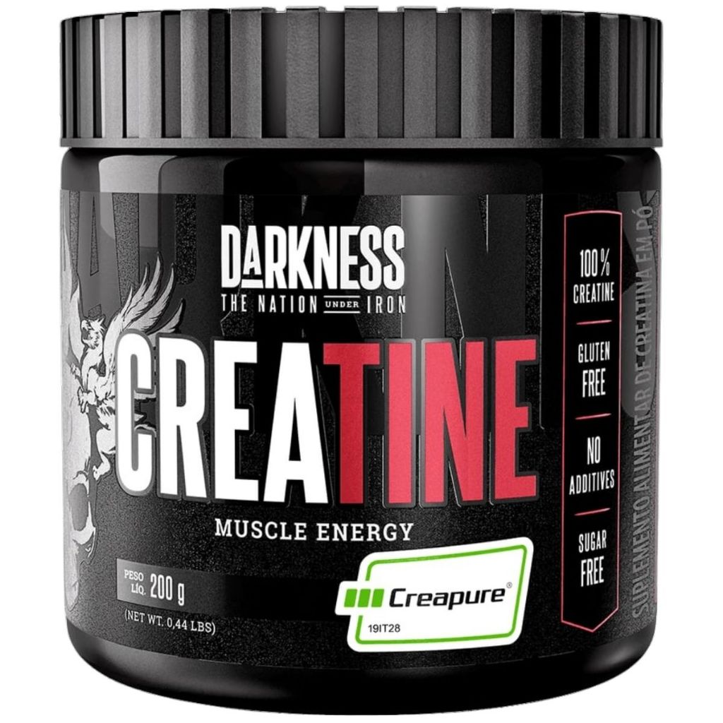 Creatina Pura Darkness 200G Selo Creapure