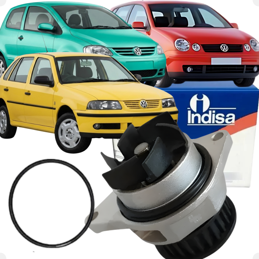 Bomba de Agua Gol Fox Polo Golf 1.0 1.3 1.4 1.6 2.8 Motor Arefecimento Agua  2003 2004 2005 2006 8v em Oferta na Shopee