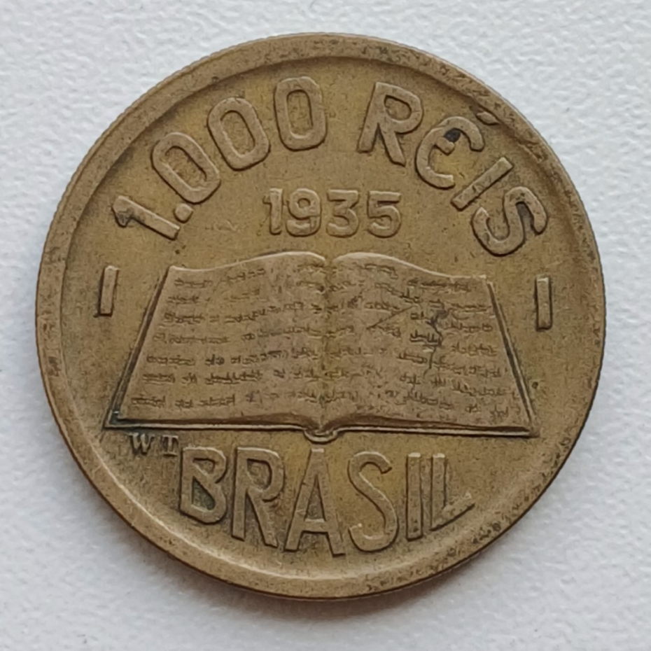Moeda 1000 Réis 1935 Anchieta.