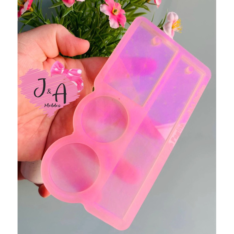 Molde de Silicone para Resina Tag Marca Página