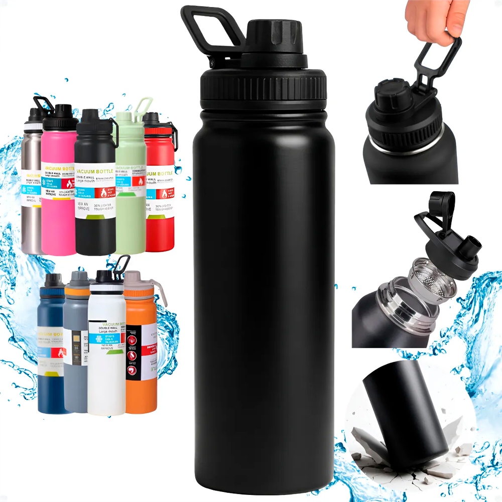 Garrafa Térmica 800ml Espacial Quente & Frio Com Isolamento Térmico De Grande Capacidade em Oferta na Shopee