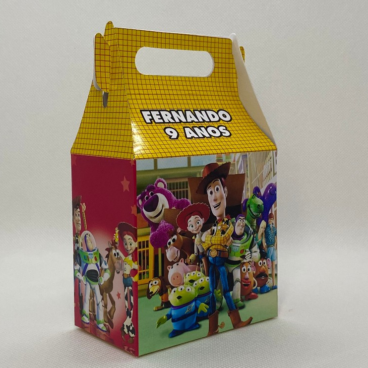 Caixinha toy story Maletinha Personalizada Nome Idade Lembrancinha Festa Infantil Aniversário