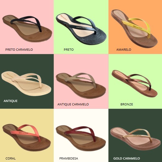 Sandália Chinelo Feminino Terra E Agua Slim Confortável Vegano Macio Original em Oferta na Shopee