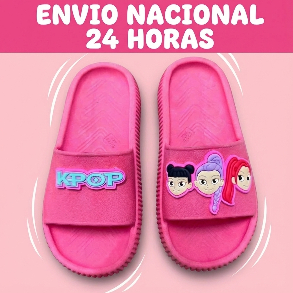 Chinelo Nuvem Infantil Juvenil Menina Guerreiras Do K-Pop Huntrix Envio Rápido 27 ao 40 em Oferta na Shopee