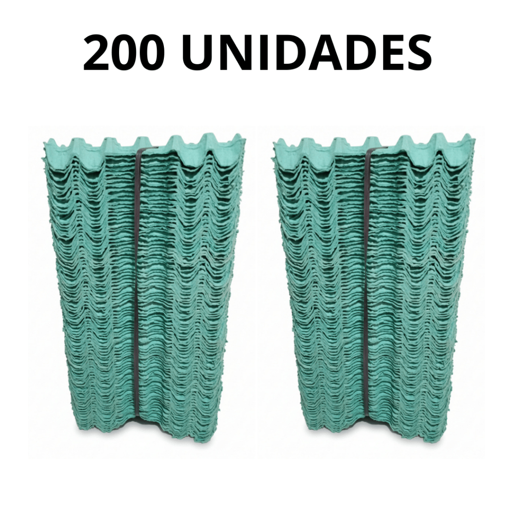 200 Cartelas para 30 Ovos galinha Bandeja Papelão Granja comércio embalagem pedido máximo 4 pacotes