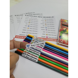 Etiqueta escolar 50 ou 100 unidades Etiqueta adesiva escolar a prova d'água personalizado em vinil branco em Oferta na Shopee