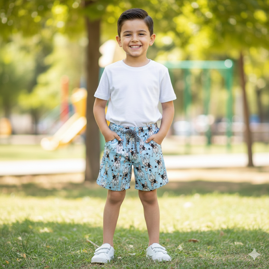 Bermuda/short doguinho para meninos