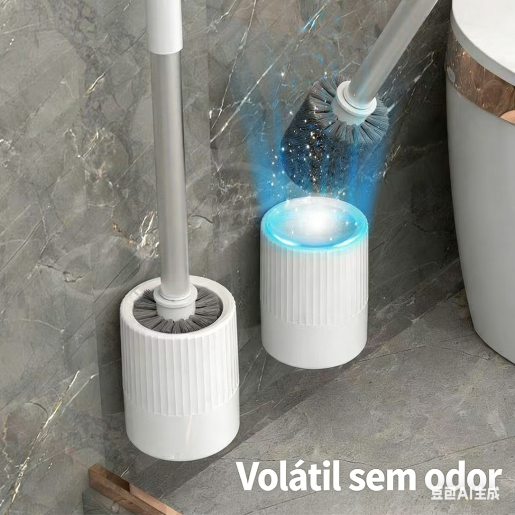 Novo conjunto de escova de vaso sanitário montada na parede escova de vaso sanitário doméstica banheiro sem furos artefa