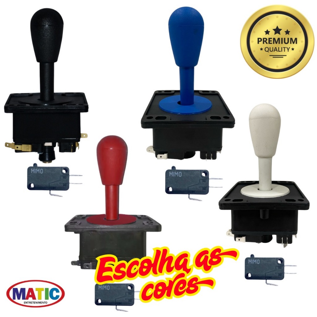 Manche Joystick Comando Controle Fliperama Arcade