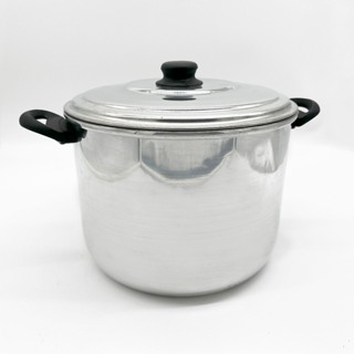 Caldeirão de Alumínio Nº 20 | 4L |  Linha Polida | Com Tampa | Fabricação Própria em Oferta na Shopee