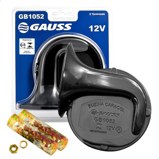 Buzina Caracol Carro 2 Terminais Som Alto Grave Agudo Gb1052 em Oferta na Shopee