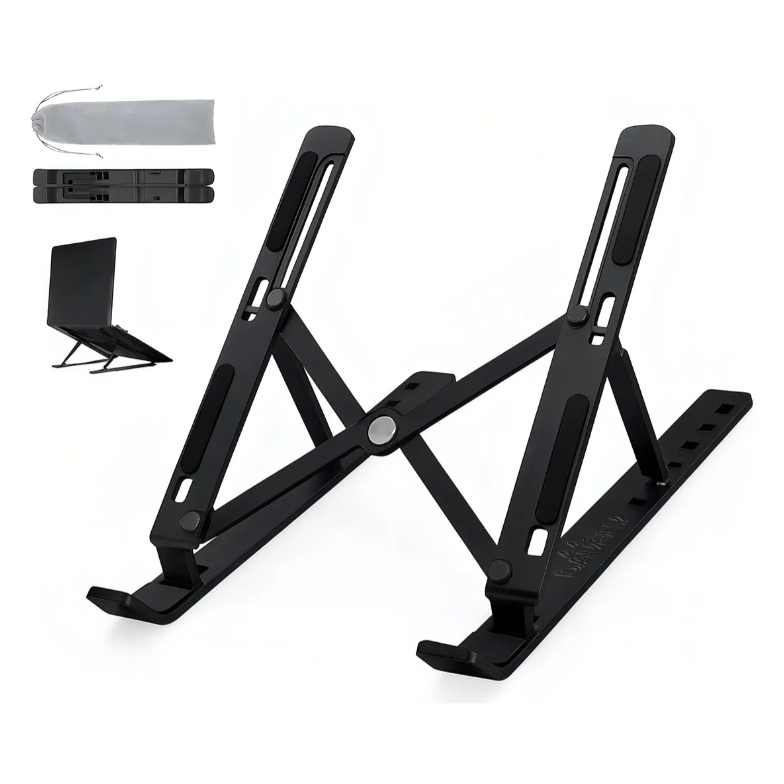 Suporte Apoio De Notebook Laptop Compacto Articulado Preto Suporte Base