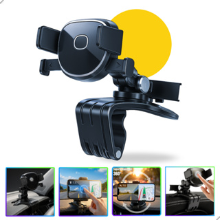 Suporte de Celular Carro Painel Ajustável Rotação 360° GPS Smartphone Direção Segura em Oferta na Shopee