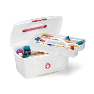 Maleta De Medicamento Branca Primeiros Socorros em Oferta na Shopee