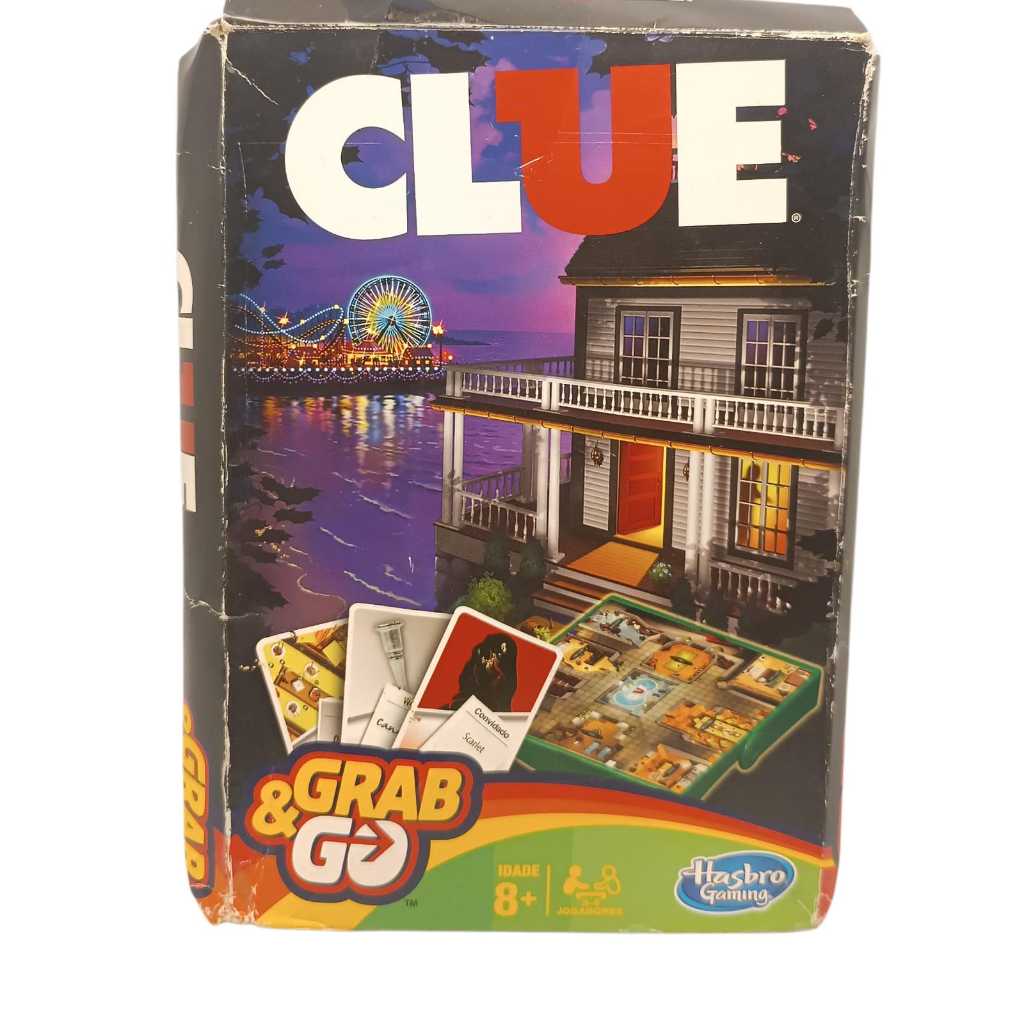 Jogo Clue Grab & Go Hasbro Completo Original Tabuleiro (Usado)