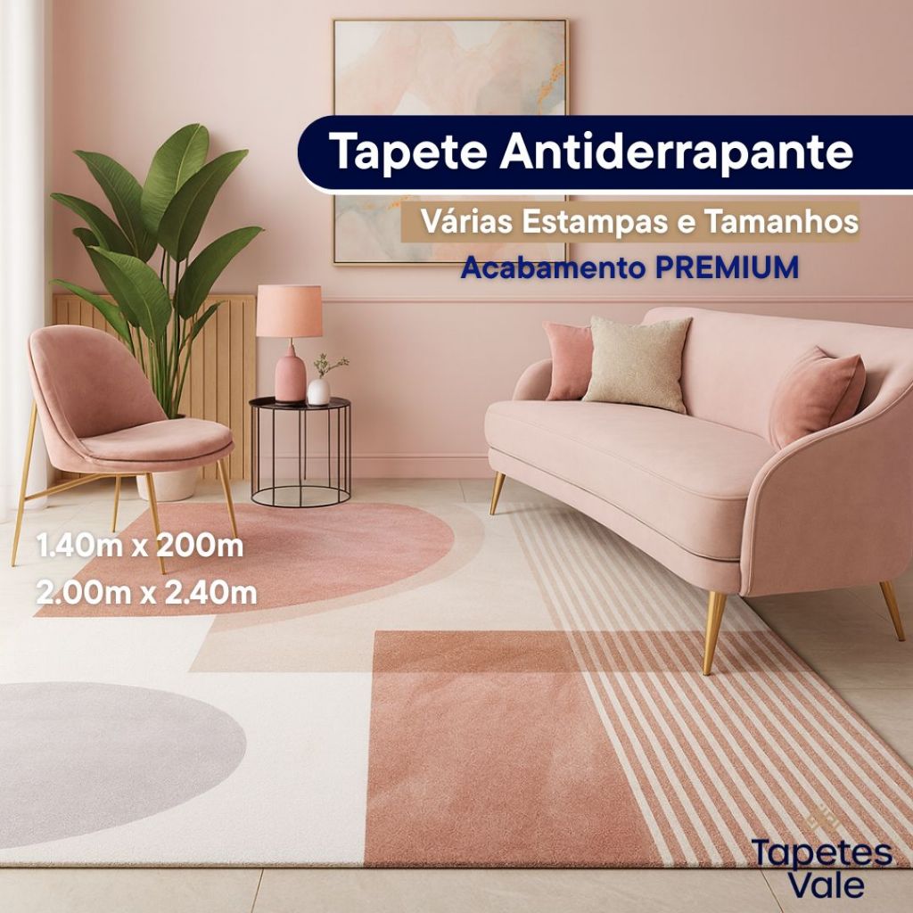 Tapete Sala Quarto Antiderrapante Alta Qualidade Estampado Diversos Modelos e Tamanhos Belga em Oferta na Shopee