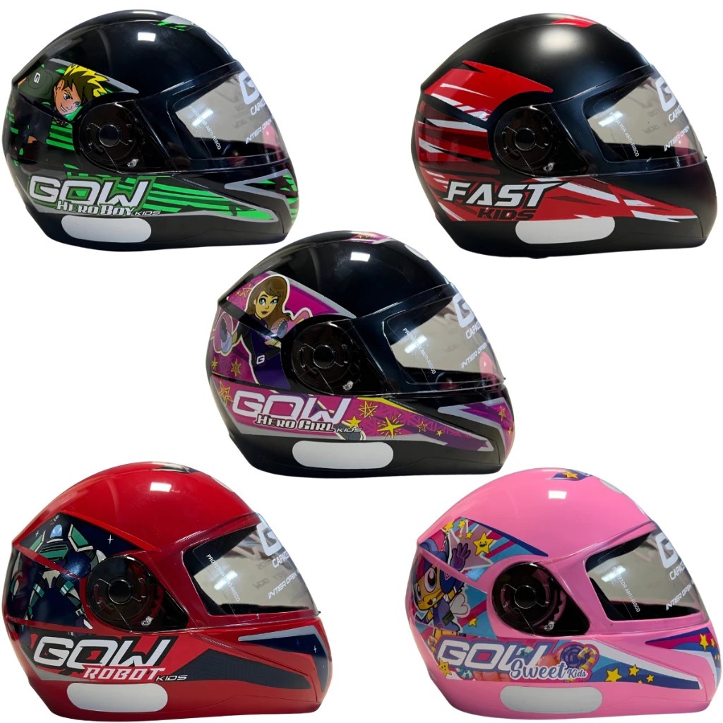 CAPACETE INFANTIL KIDS TAMANHO 54 - GOW