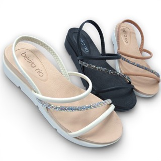 Sandália Feminina Beira Rio 8387530 Anabela em Oferta na Shopee