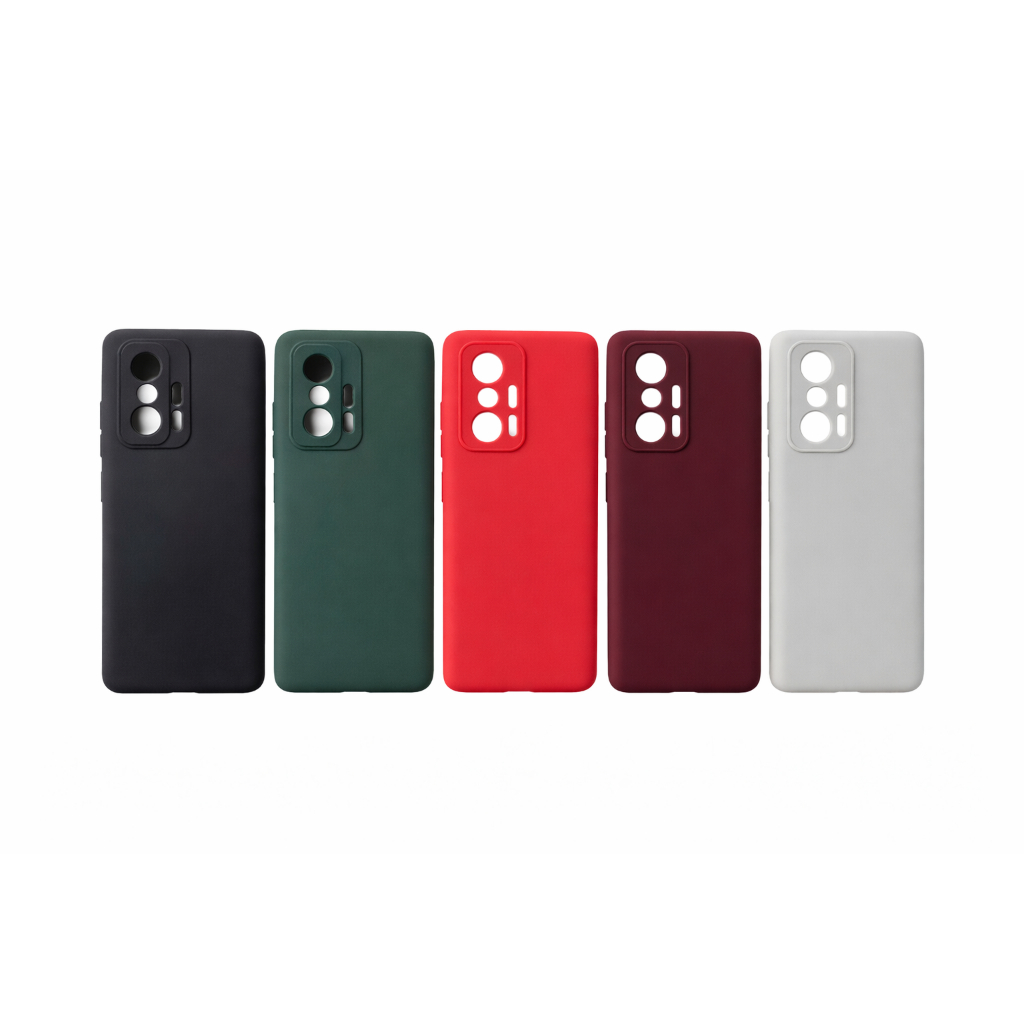 Capinha de Silicone com Forro Aveludado e Proteção para Câmera Compatível com MI 11T