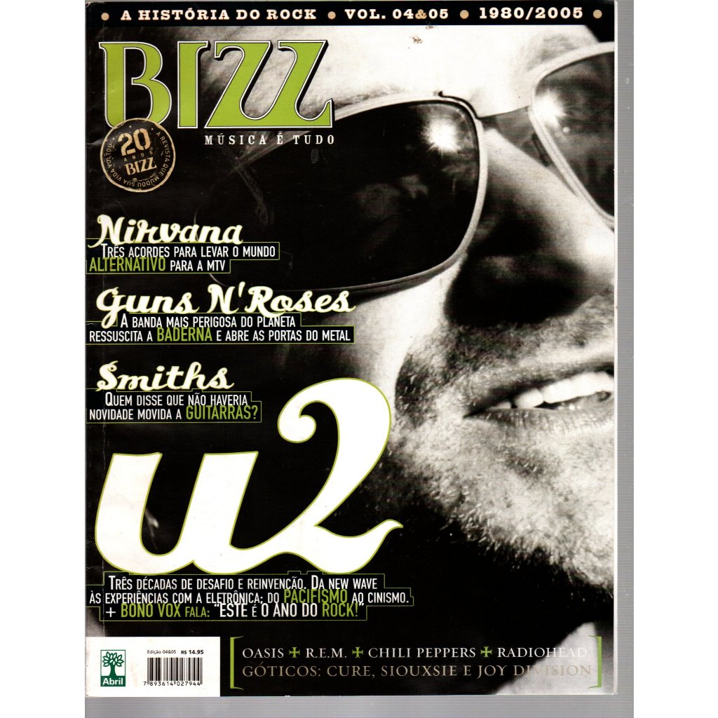 Revista Bizz - A História Do Rock - Vol. 4 & 5 1980 2005 ( NIRVANA / GUNS N ROSES / SMITHS / U2 )