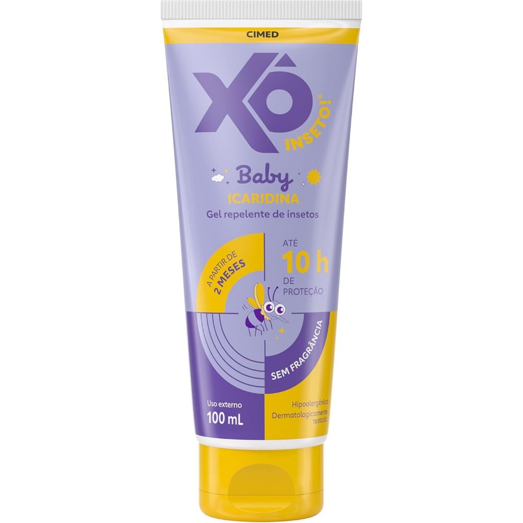 Repelente Xô Inseto! Gel Baby Icaridina Sem Fragrância Com 100ml em Oferta na Shopee