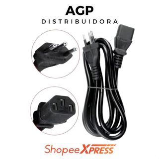 Kit 5, 10 e 20 Cabos de Força 1,2 metros Energia Pc Atx Monitor Cpu Ac Bivolt em Oferta na Shopee