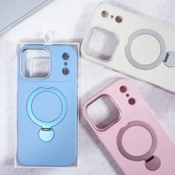 Case com Suporte de Magsafe para Iphone 11 12 13 14 15 & PRO & PRO MAX (HOZ)