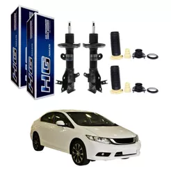PAR AMORTECEDOR DIANTEIRO CIVIC 2.0 2012 A 2016 NAKATA + KIT