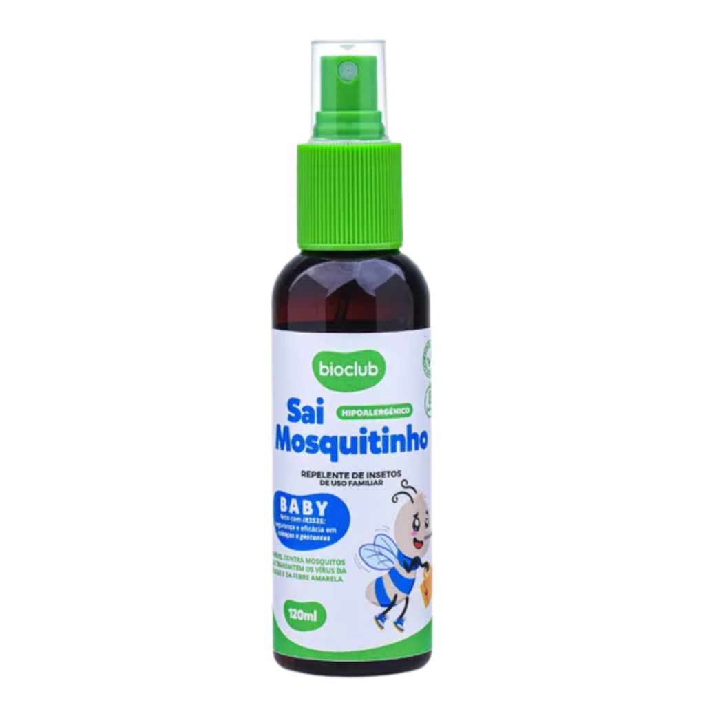 Repelente Infantil Sai Mosquitinho Spray 120ml Bioclub