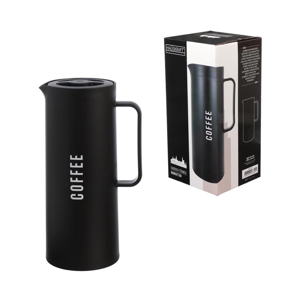 Garrafa Térmica Preta 1 Litro Linha Manhattan Linda em Oferta na Shopee