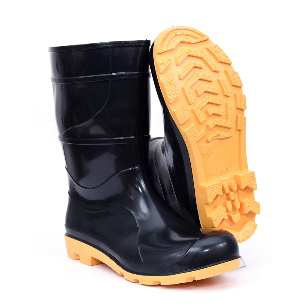 Bota Galhocha Anti-chuva PVC Antiderrapante Trabalho Motoboy Impermeavel