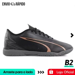 Chuteira Futsal Puma Ultra Play FG/AG Bdp Masculina Original Com Nota Fiscal e Garantia