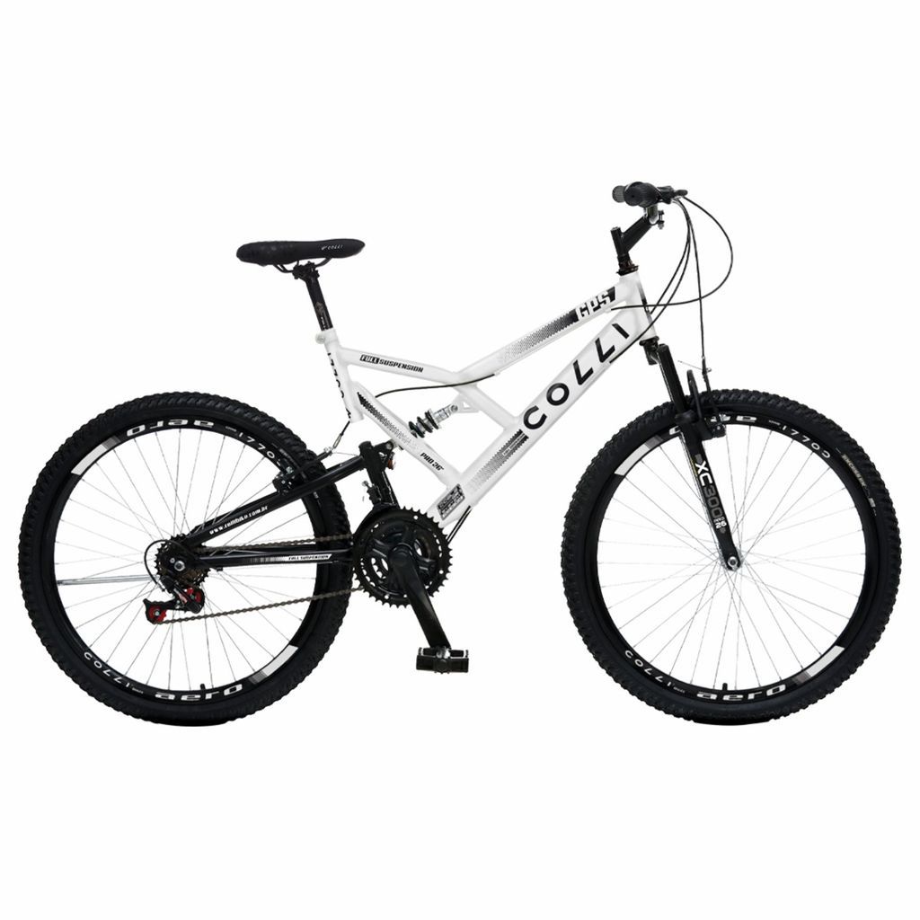 Bicicleta Aro 26 Colli Gps Dupla Suspensão Full 21v