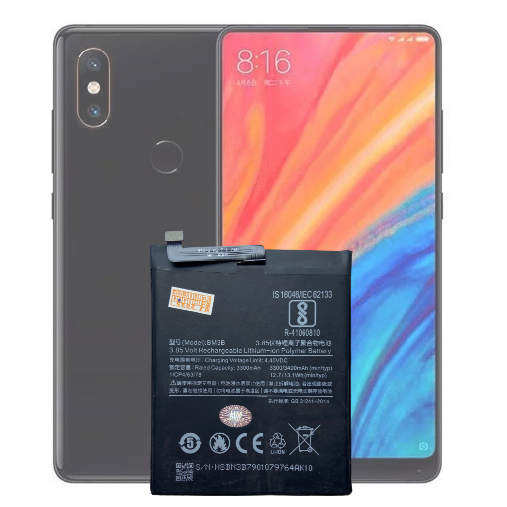 Bateria BM3B Compatível com Xiaomi Mi Mix 2 / Mi Mix 2S + Garantia Anatel Alta Performance
