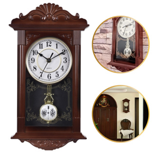 Relógio De Parede Rústico Pêndulo Analógico Vintage Antigo Grande Premium em Oferta na Shopee