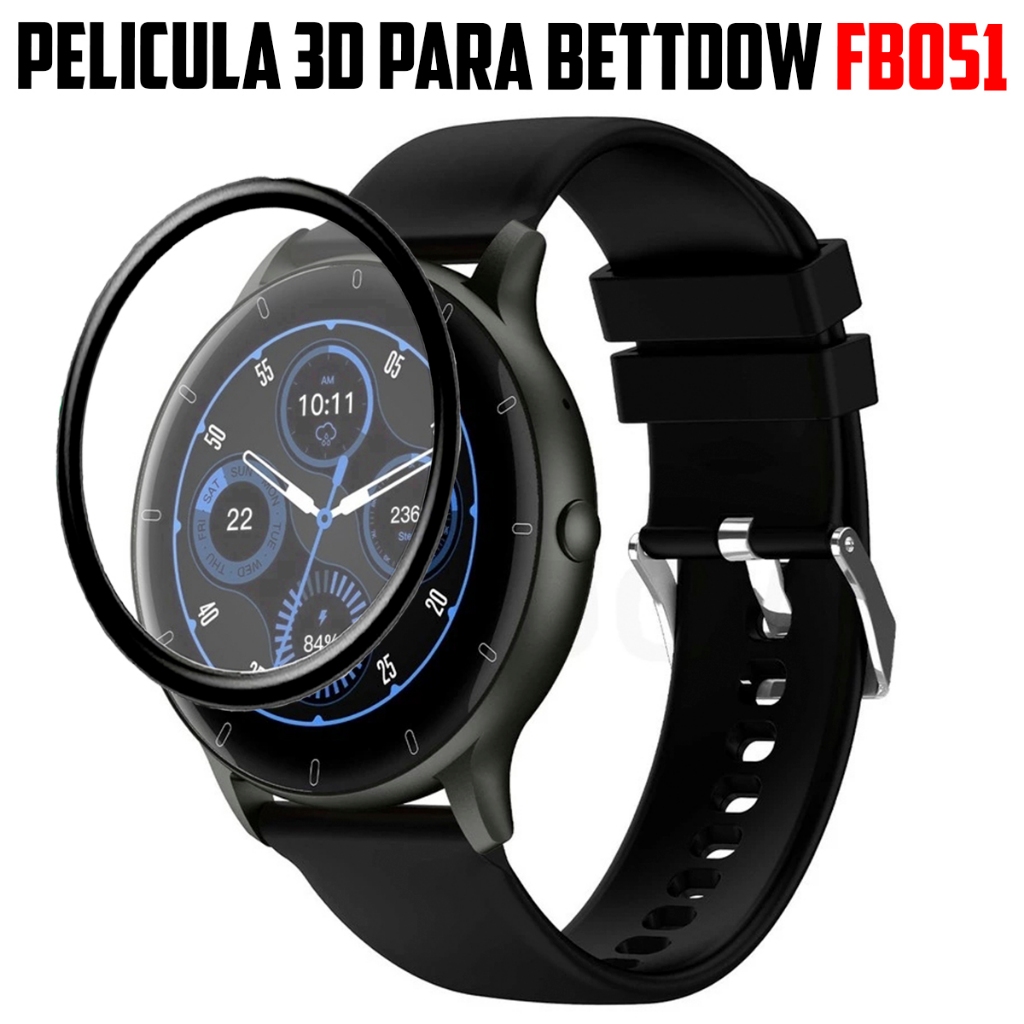 Pelicula 3D para Smartwatch Bettdow FB051 super resistente pelicula com borda 3d
