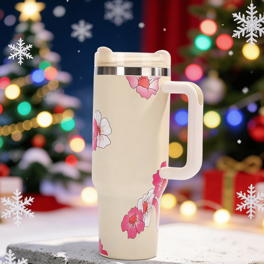 garrafa térmica de água Termo com grande capacidade1200ml Aço Inoxidável Mantém Café/Chá Quente ou Gelado natal