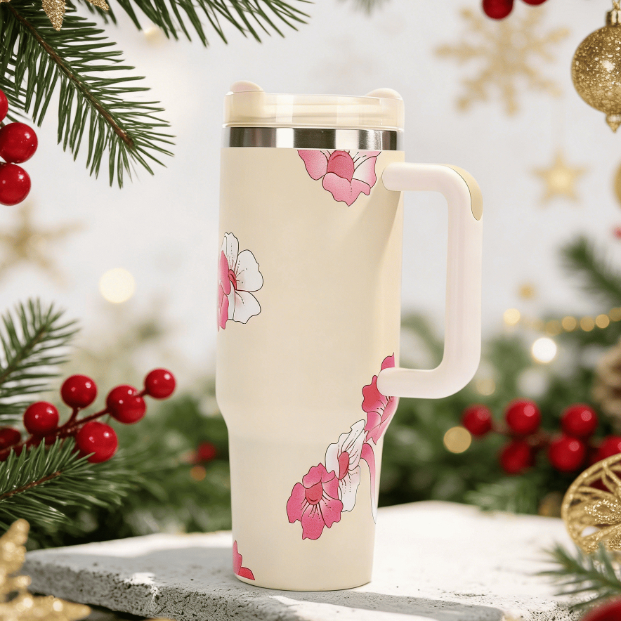 garrafa térmica de água Termo com grande capacidade1200ml Aço Inoxidável Mantém  Quente ou Gelado natal